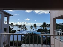 View from the main bedroom. We had a balcony in the bedroom, the loft and the living area! đ