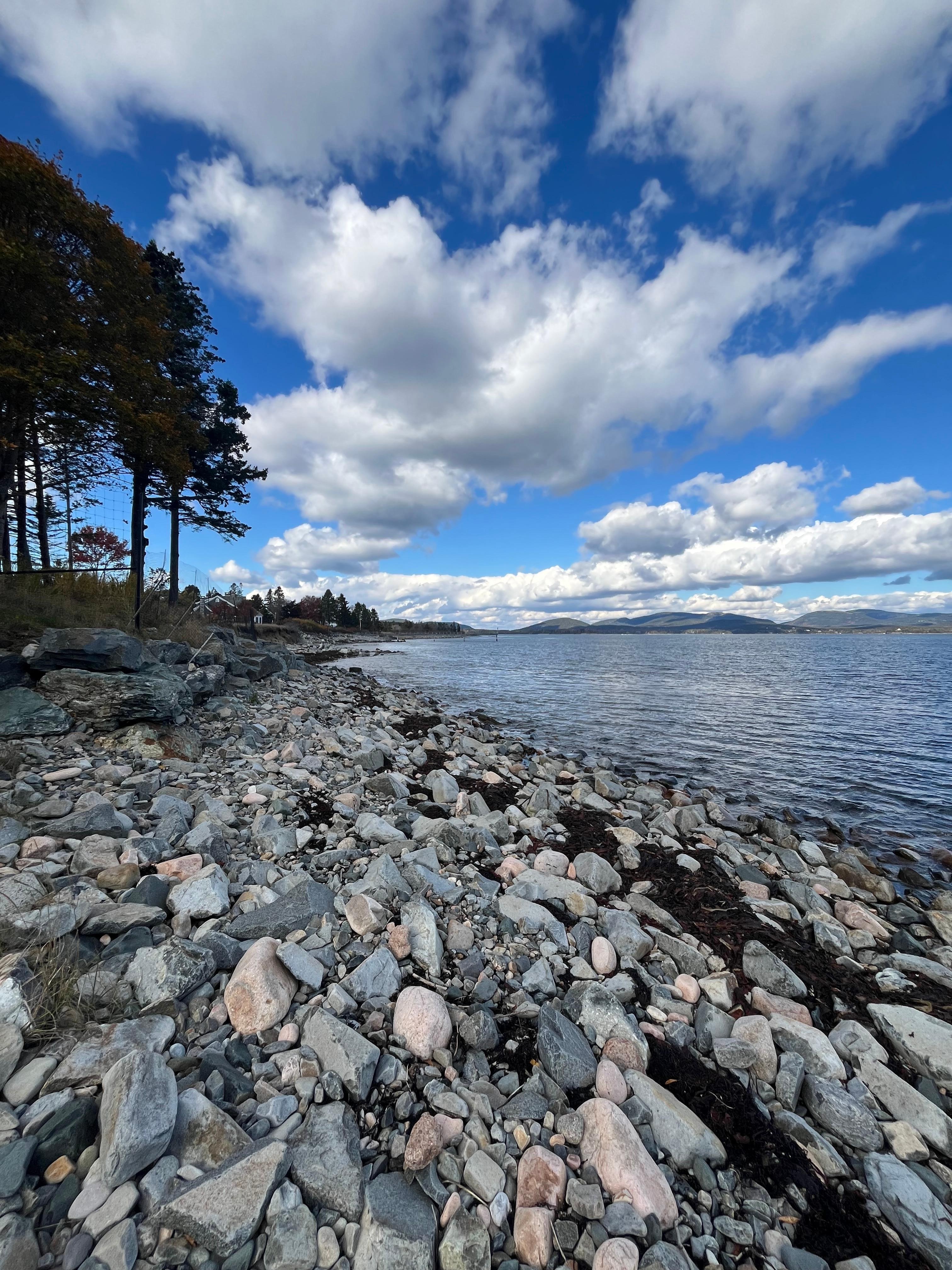 Our view from the shore at the cottage.