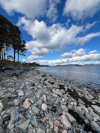 Our view from the shore at the cottage.
