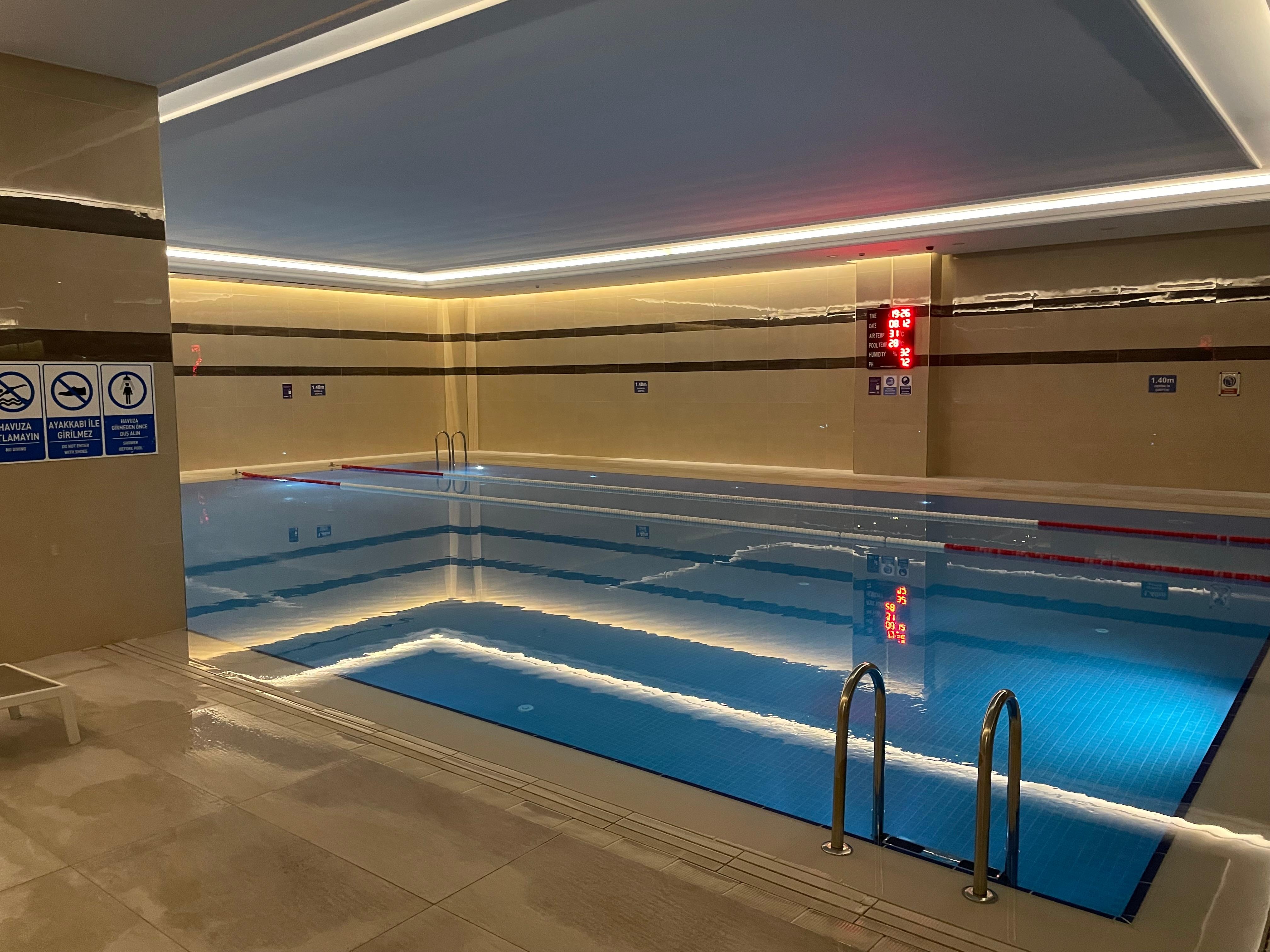 Amazing gym/sauna/steamroom/pool