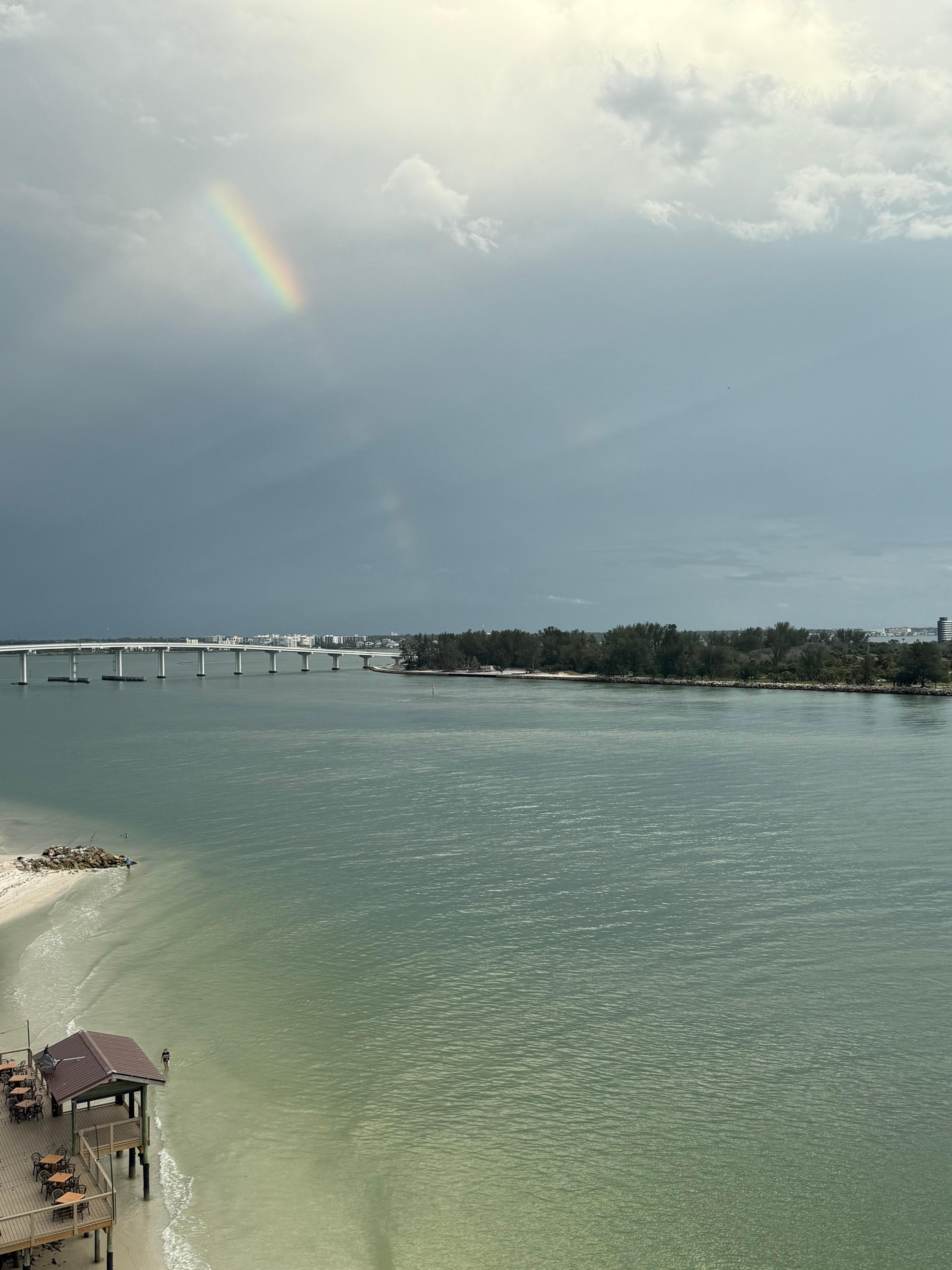 View from our room. 