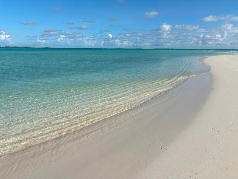 Treasure Cay Beach, just a short walk away.