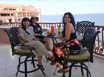 Breath taking views from the Patio. We spent our time here in the early morning and late evenings