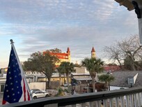Lovely view from balcony.