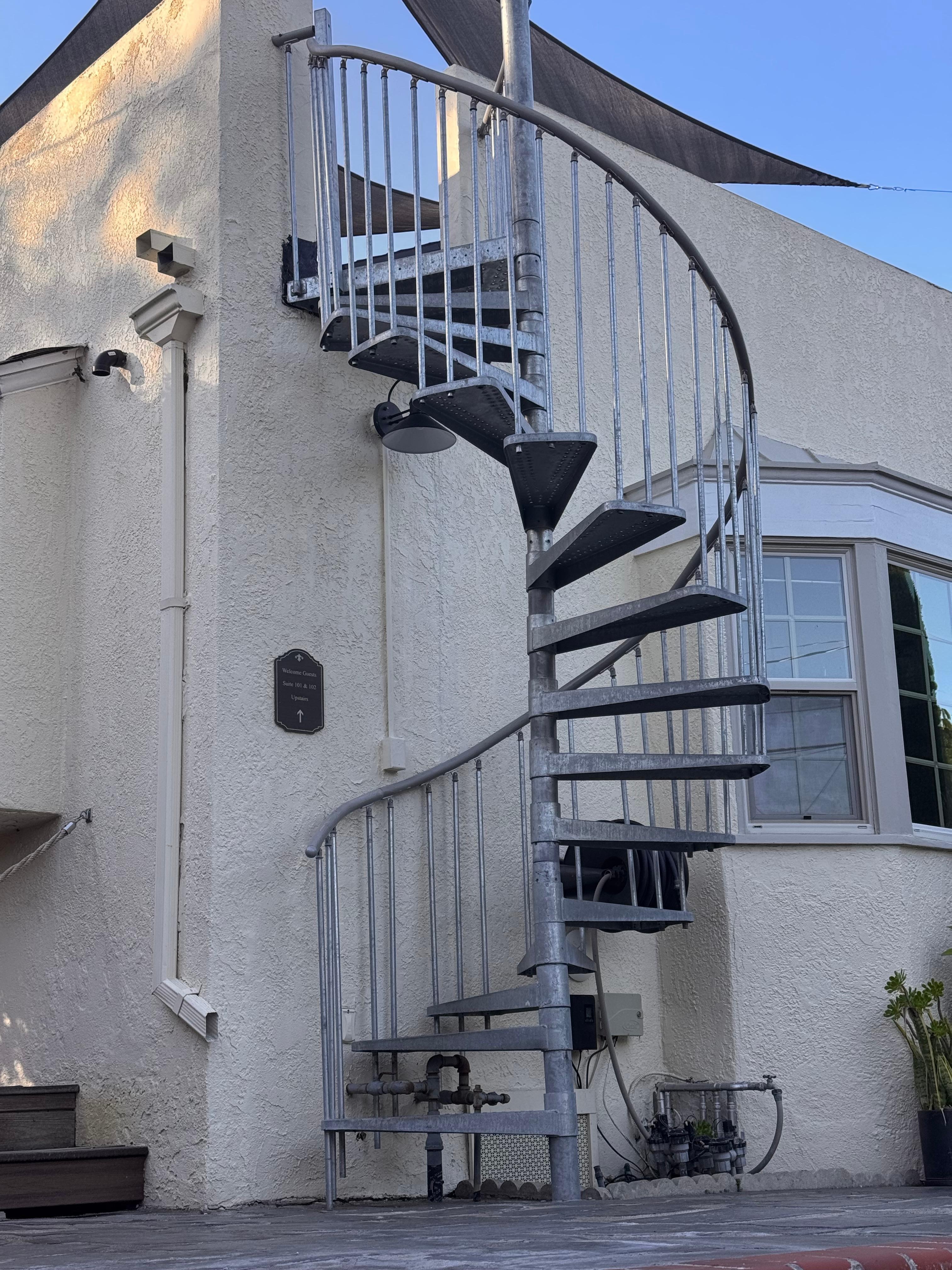 ONLY ENTRANCE FOR OUR ROOM 