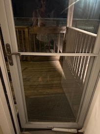 View from inside front door