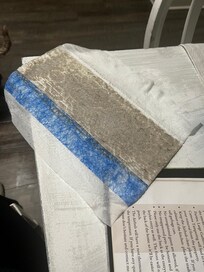 Swiffer from cleaning 1/2 of the kitchen floor.