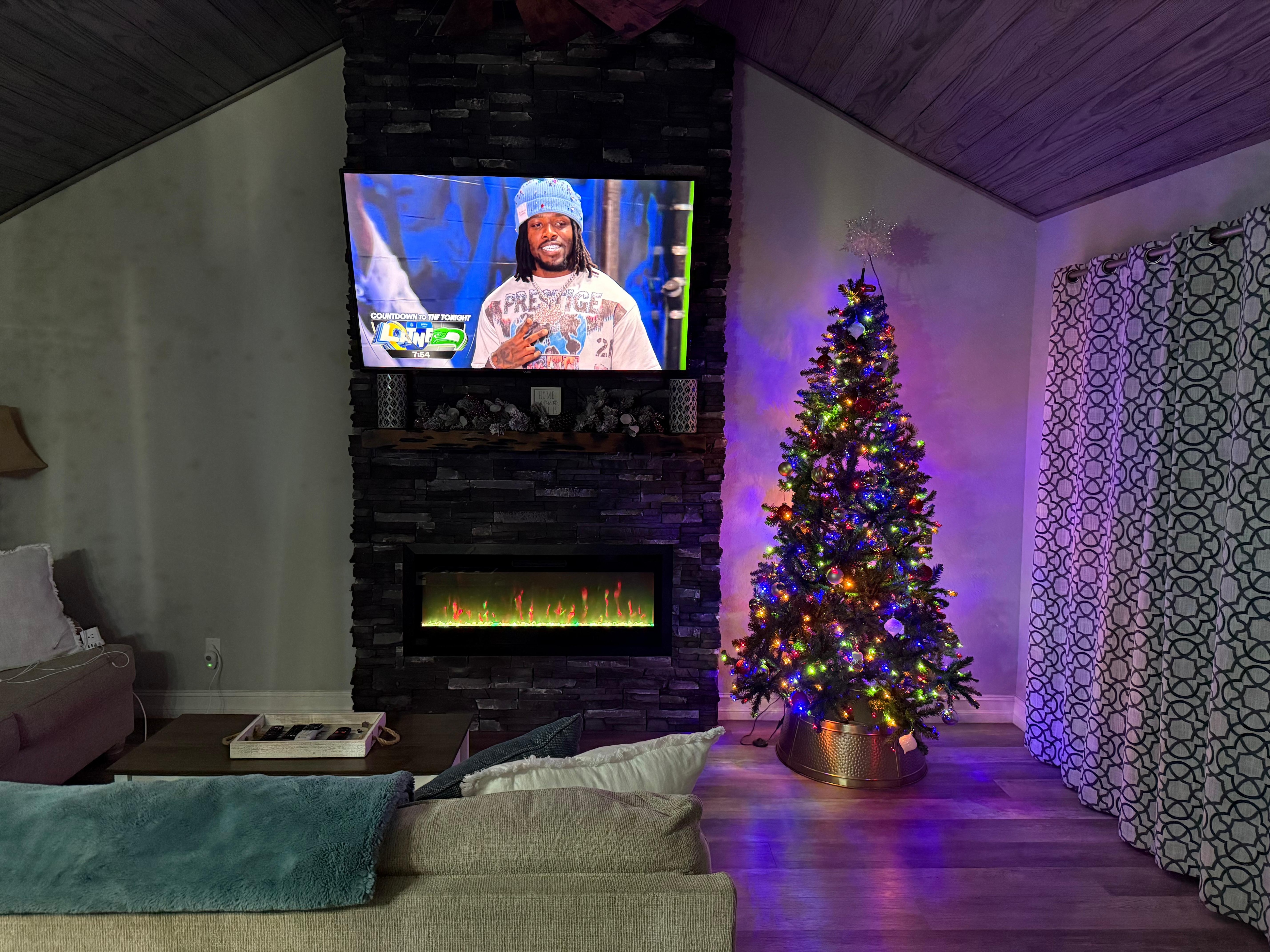 The Christmas tree was a great surprise