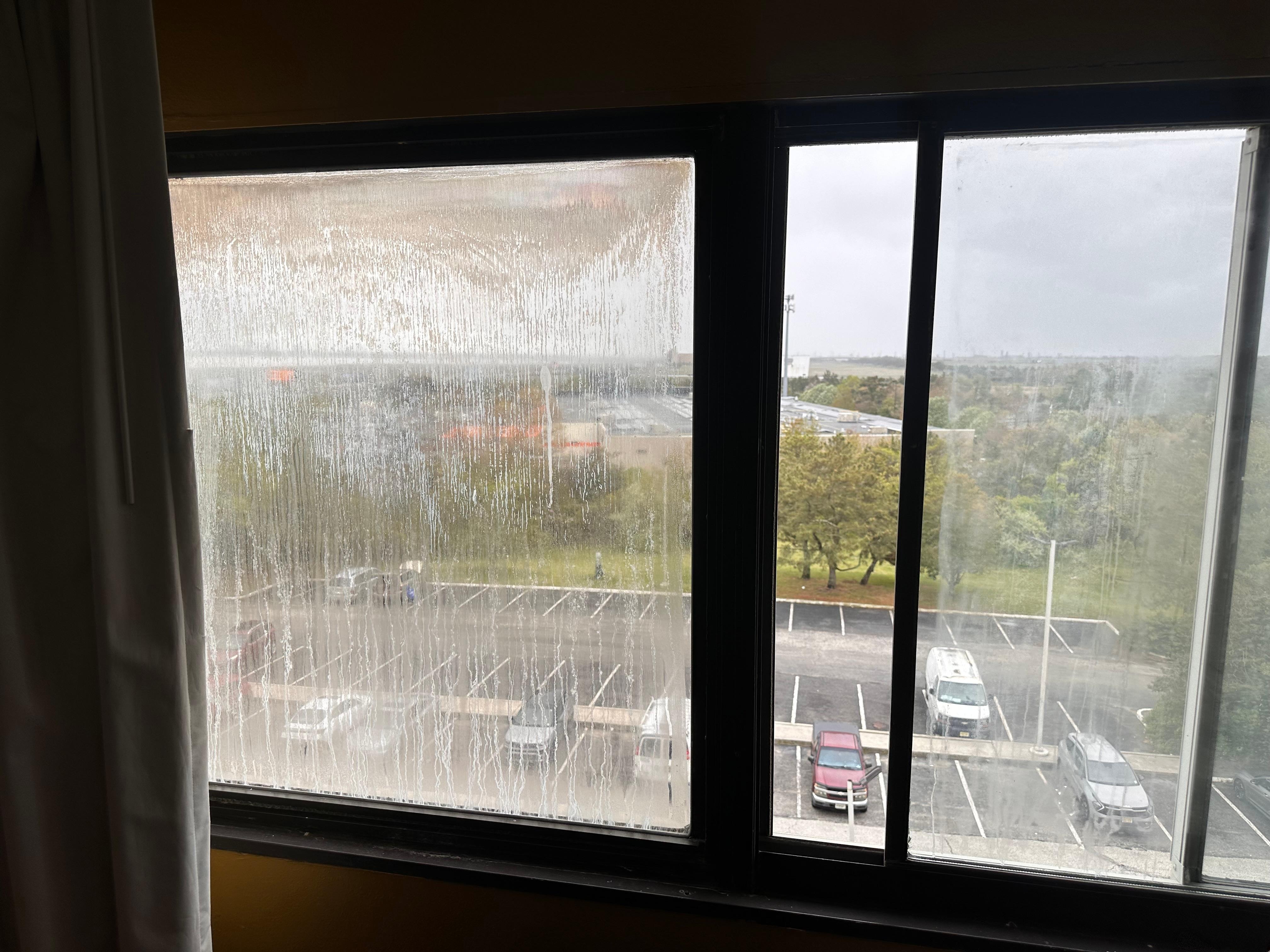 Dirty windows (and I paid for a city view) 