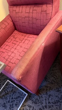 This chair needed to be put out for the trash