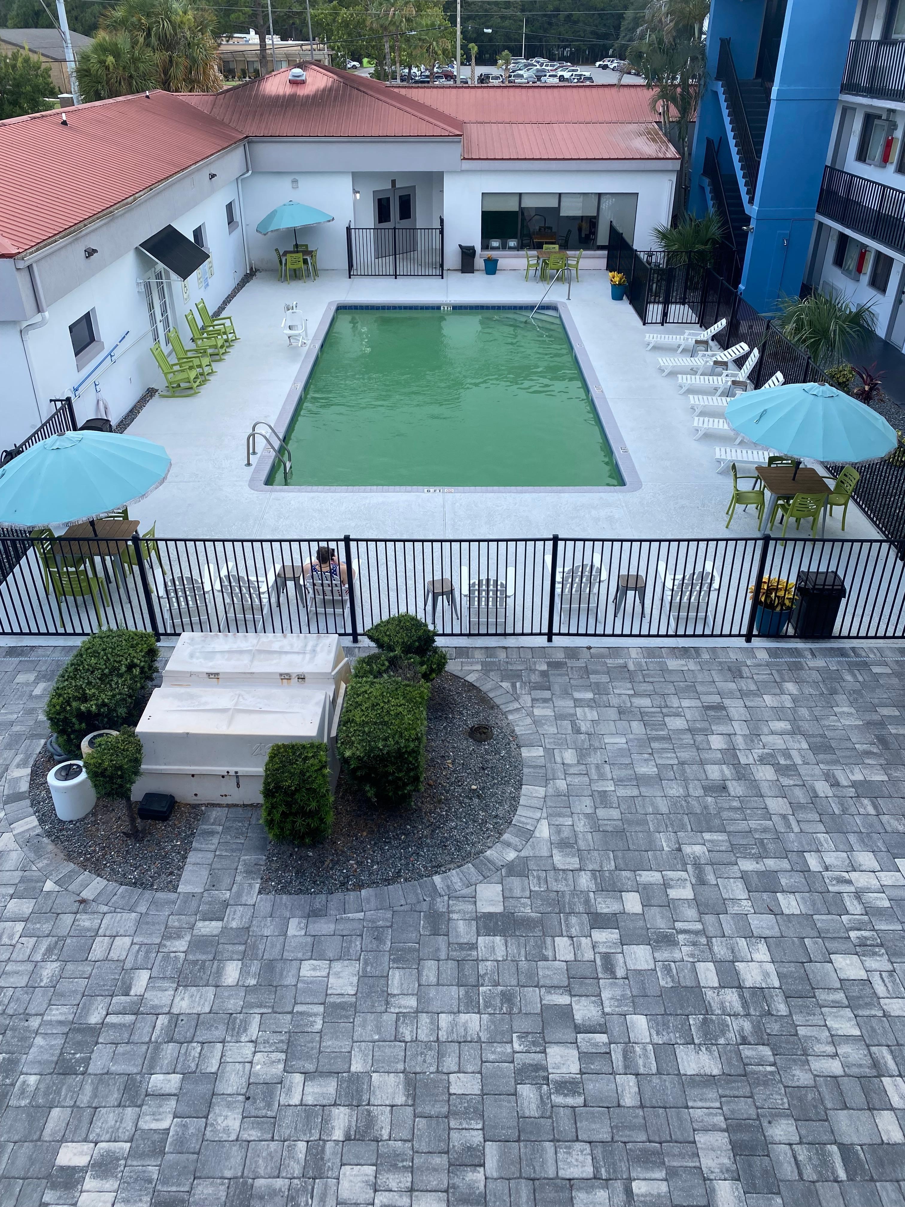 This is the pool of this place and it was open to the public