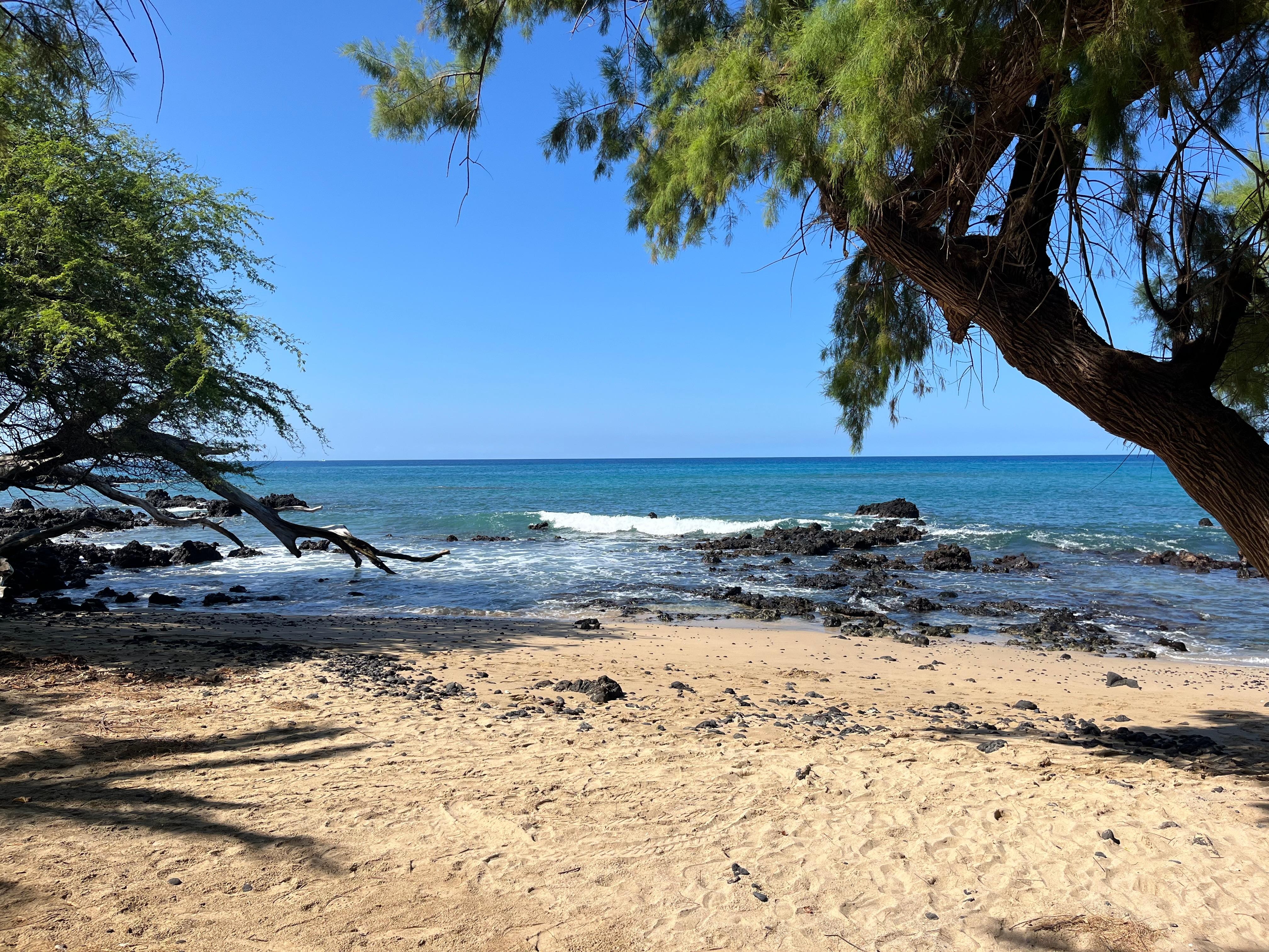 Southern Kona coast beach