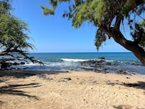 Southern Kona coast beach