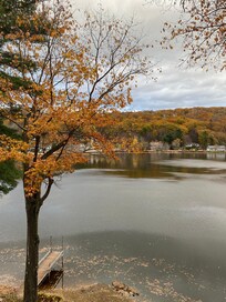 Lovely deck to enjoy a glass of wine with family