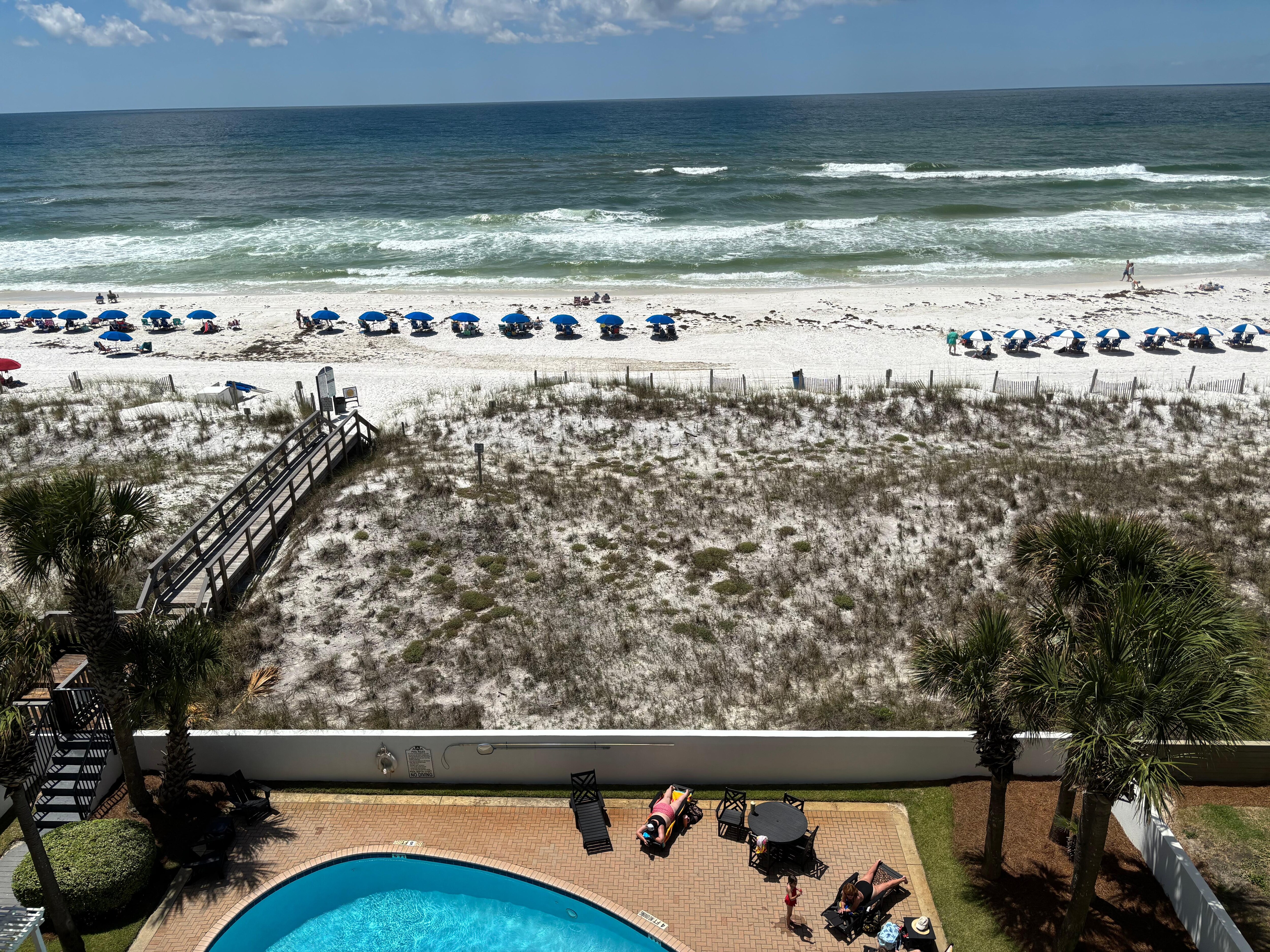 View from the balcony.