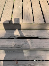 Poor stair conditions