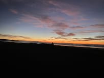 Watching the sun rise.