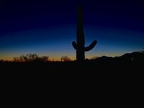 Sunset view from the villa.