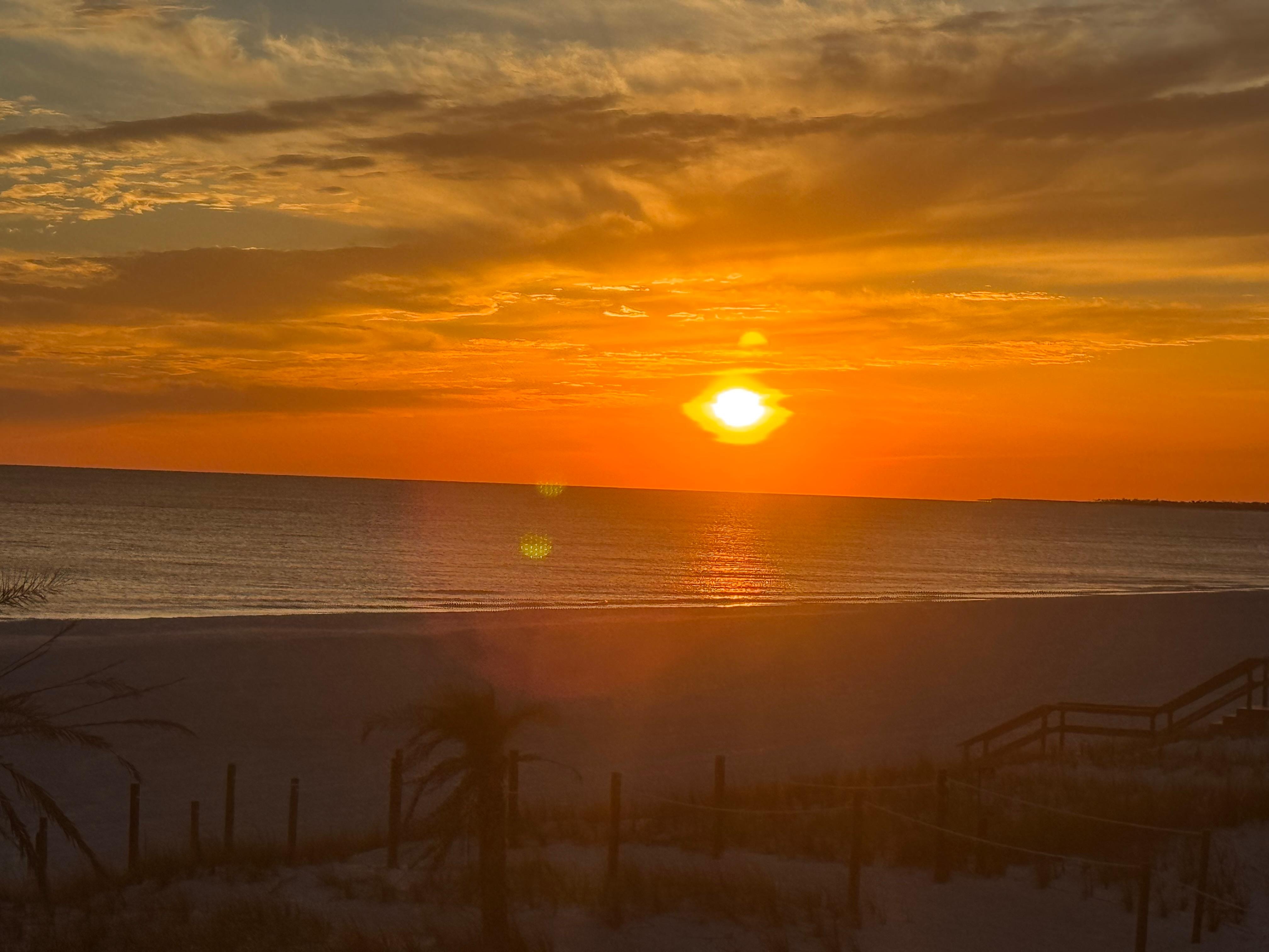 Beautiful views from the balcony 