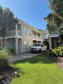 Side view of the house