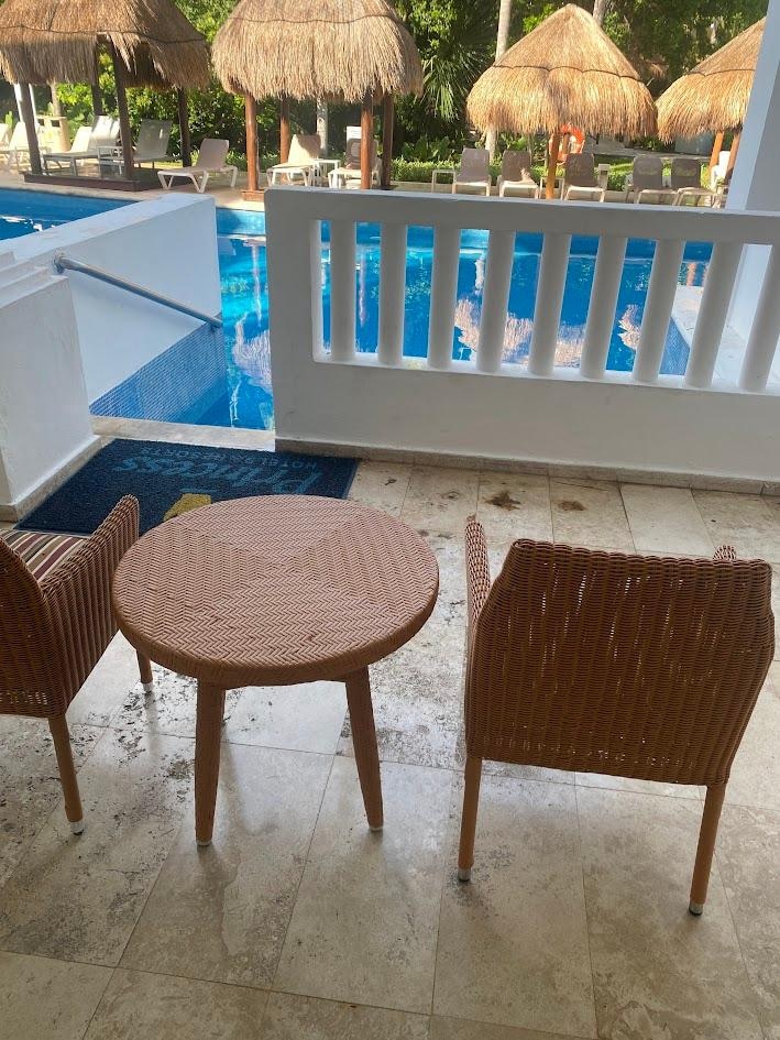 Patio from room.
