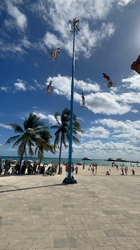 Close to playa del Carmen beach.