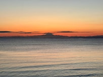 Stunning sunrise over the straight