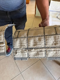 ac filter but was cleaned by technician after