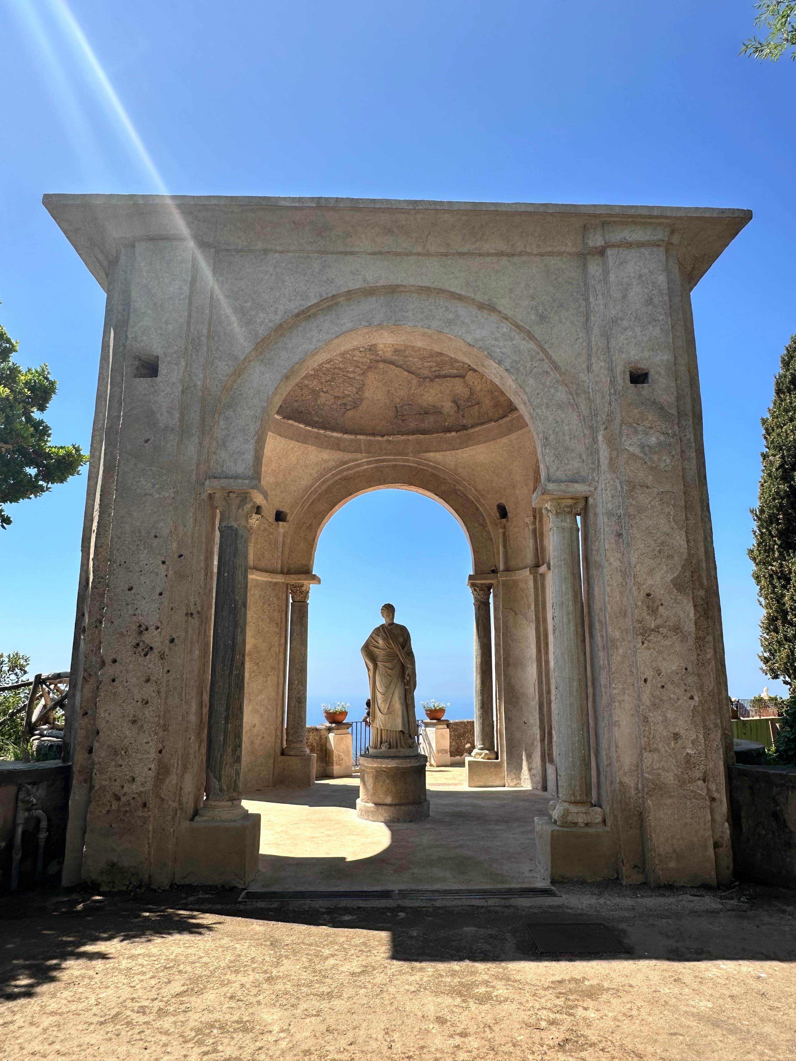 Villa Cimbrone is a must to visit.  