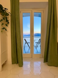 Out to our private balcony