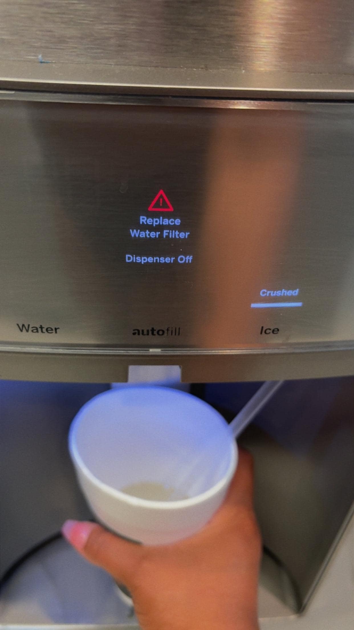 Refrigerator ice or water didn’t work 