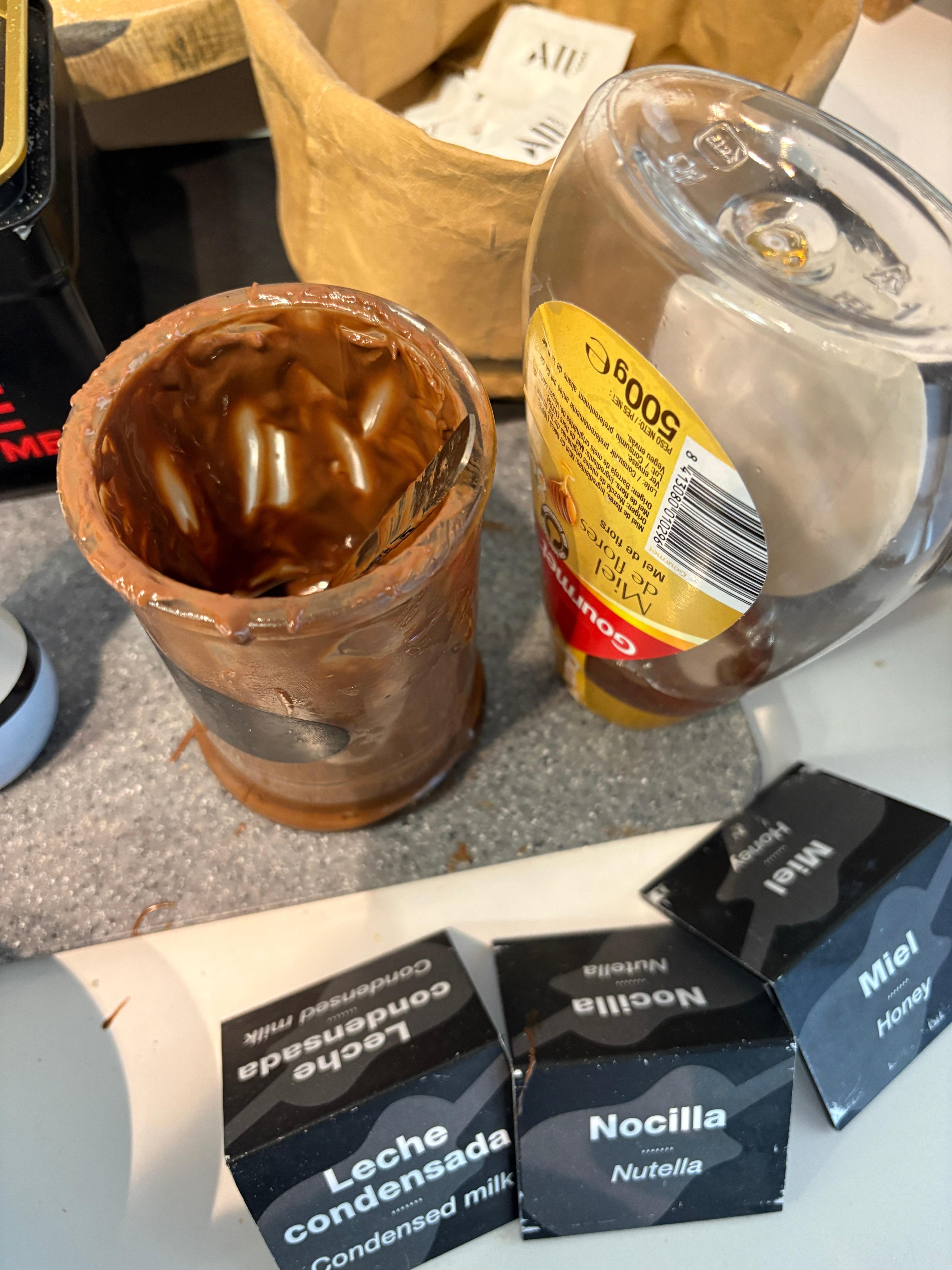 2 jours de suite, le pot de Nutella était à racler, la cuillère pleine de pâte.