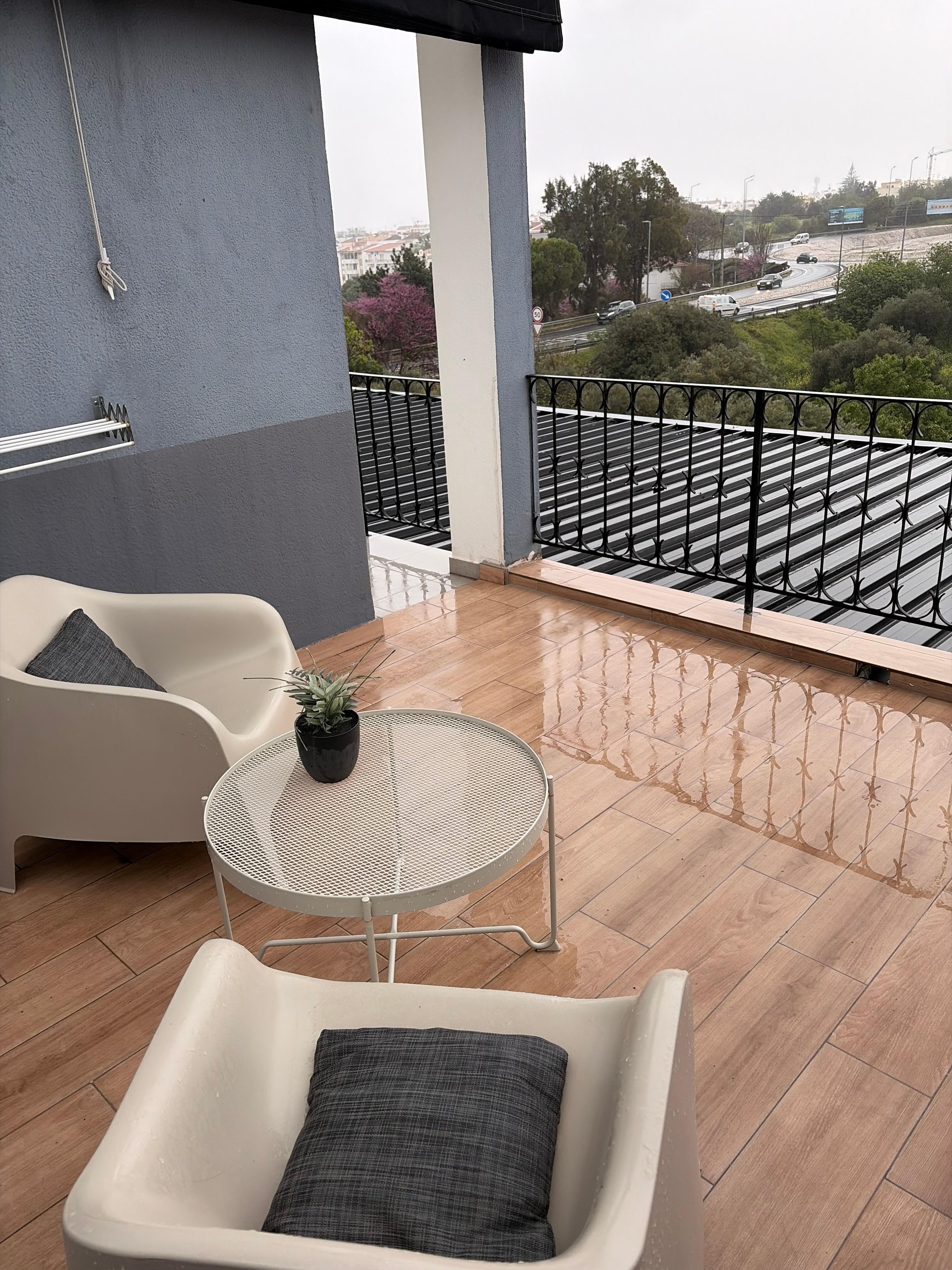 Personal patio balcony 