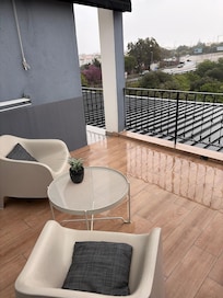Personal patio balcony