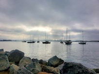 Vie of Shelter Island harbor.