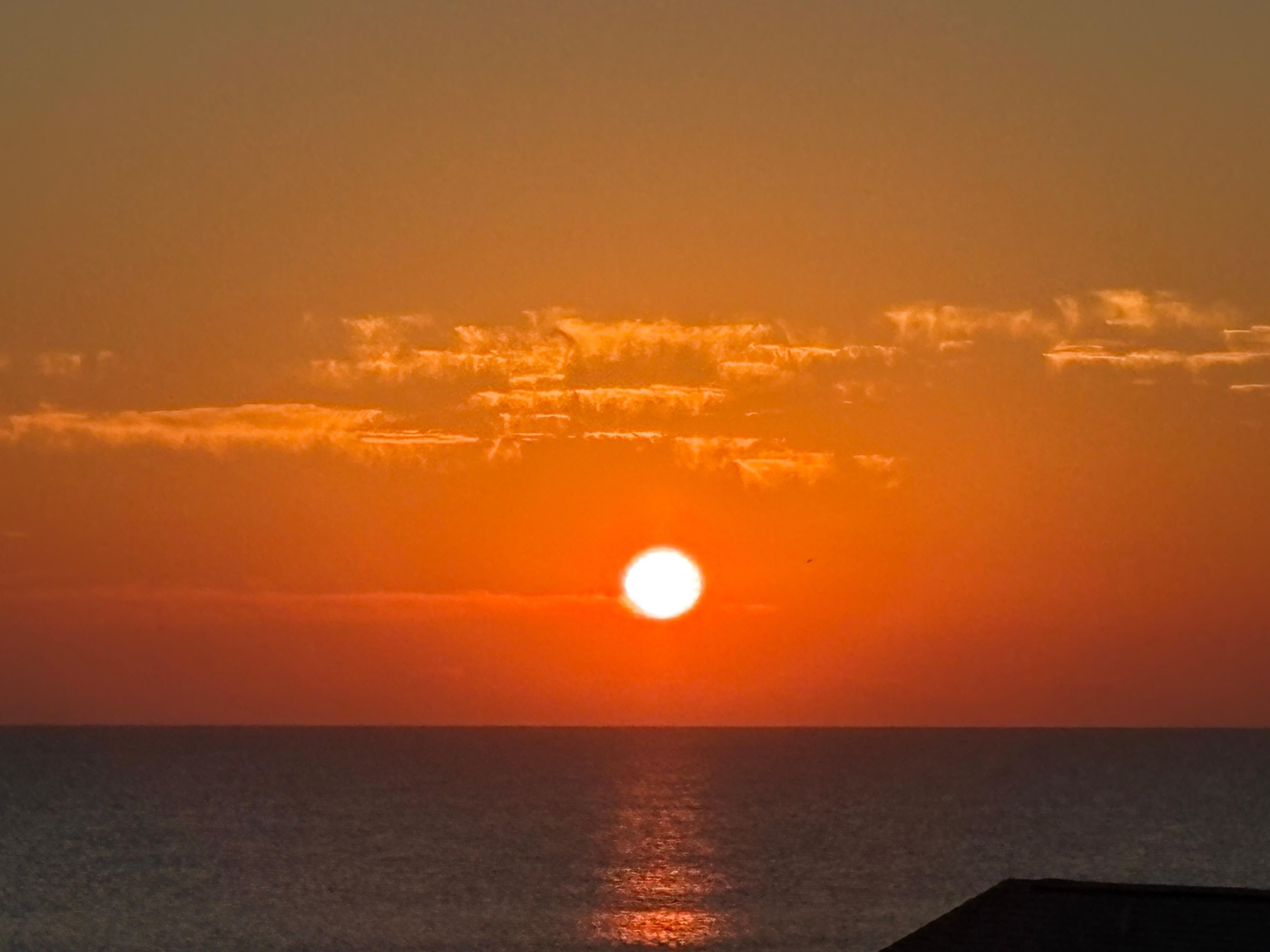 Sunrise from rooftop