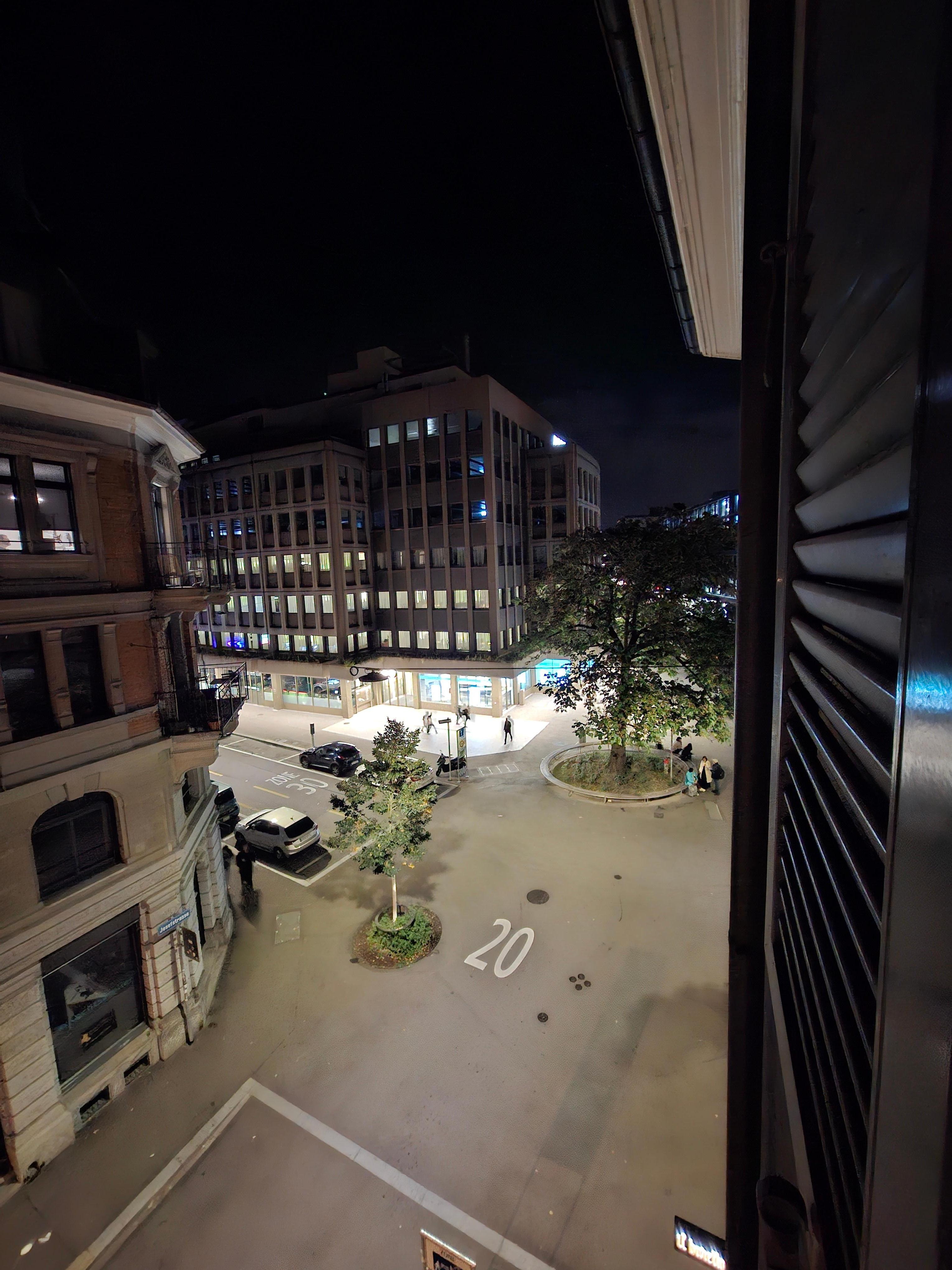 Vista desde la habitación. 