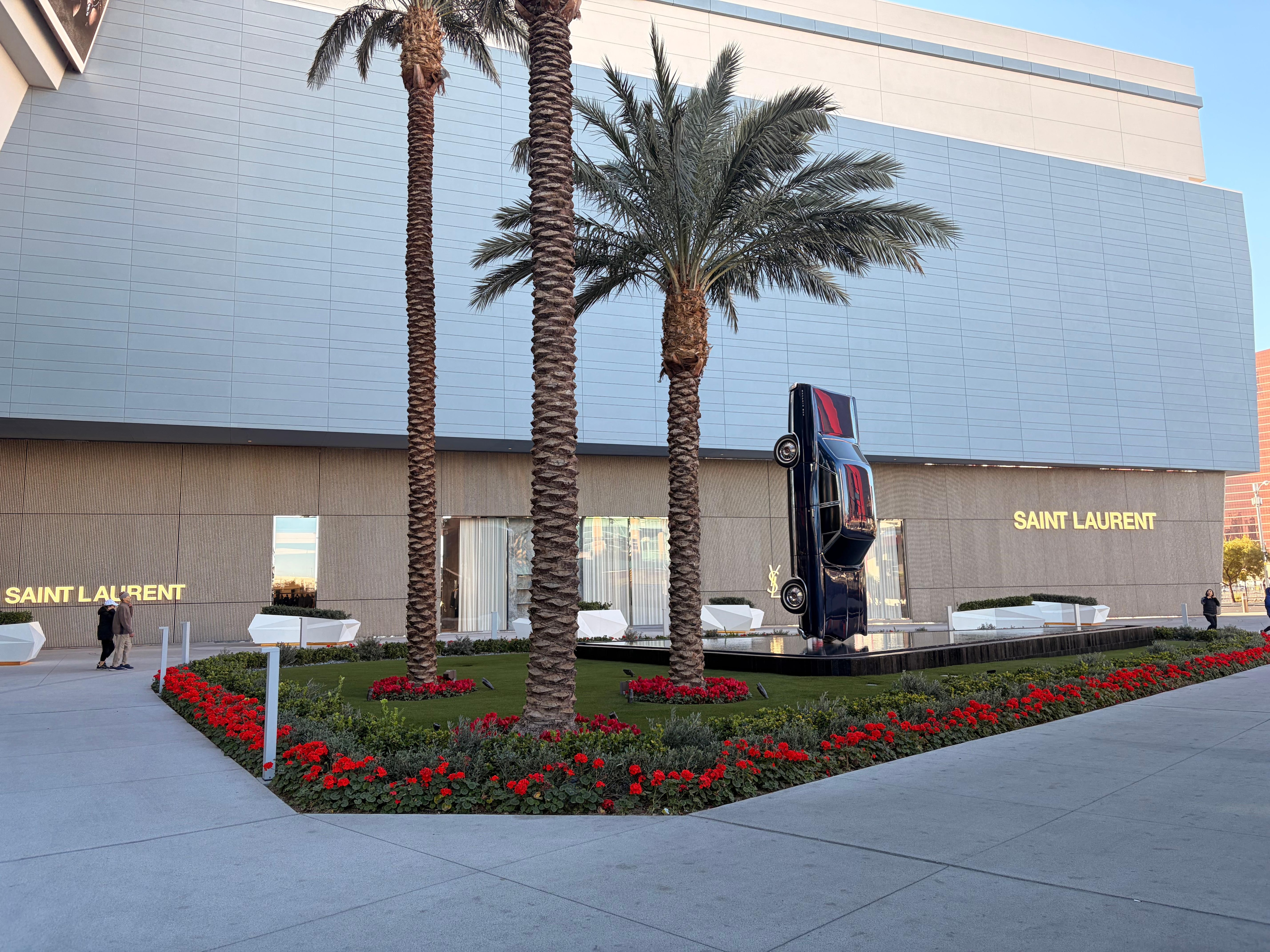 View from outside the hotel on the Saint Laurent side