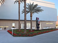 View from outside the hotel on the Saint Laurent side