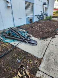 This is not the back of the building. It's the entrance.