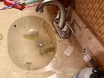 Clogged sink