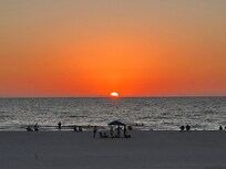 Sunset off balcony