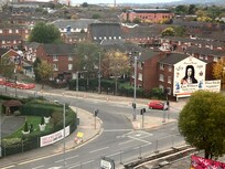 View from room (the other side is building site for what appears to be an extension of bus station)