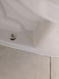 Walking into a bathroom with urine dried onto the toilet was a nice touch.