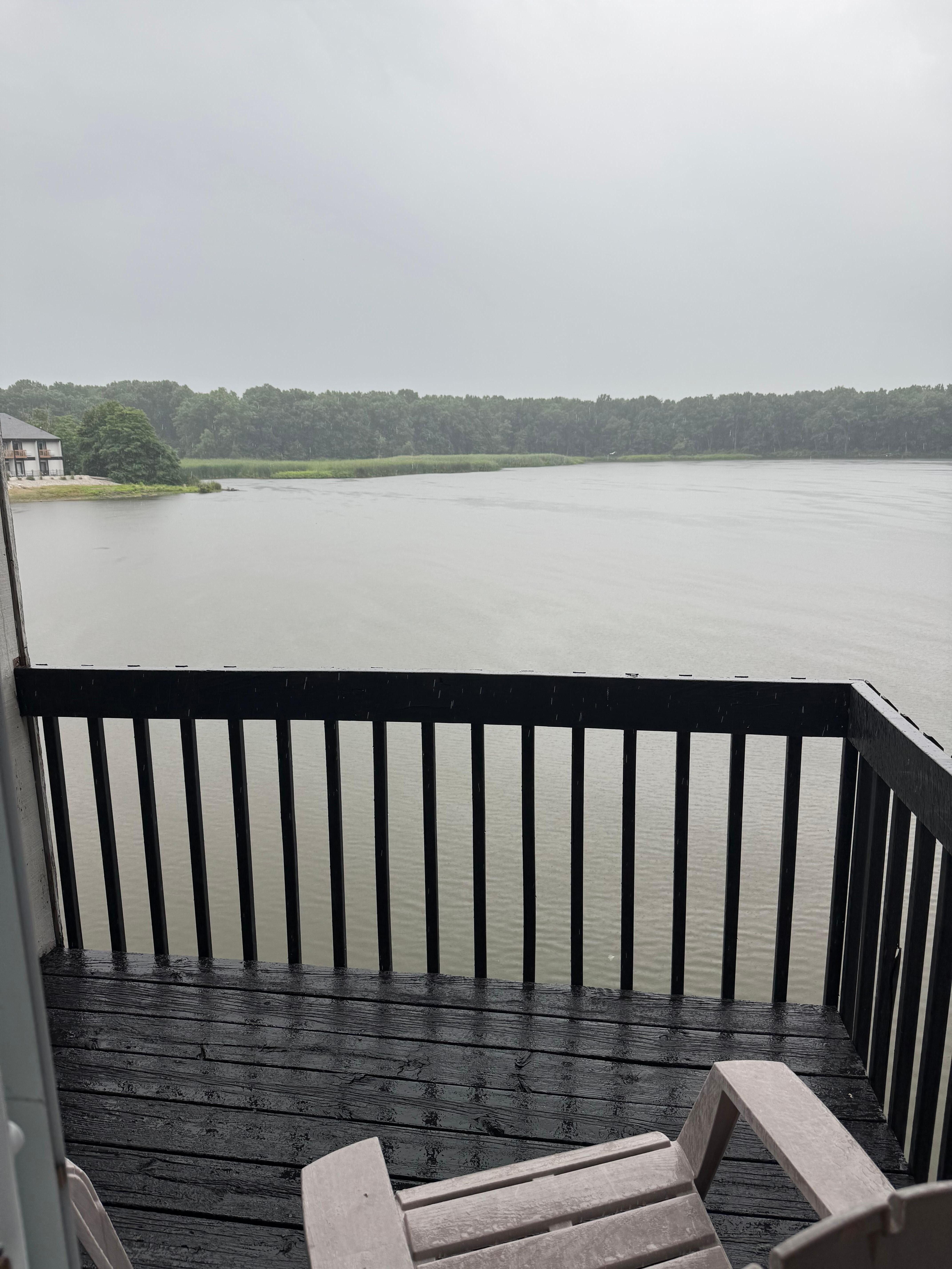 View from the balcony 
