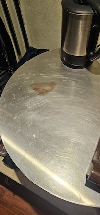 Weird stains throughout the room