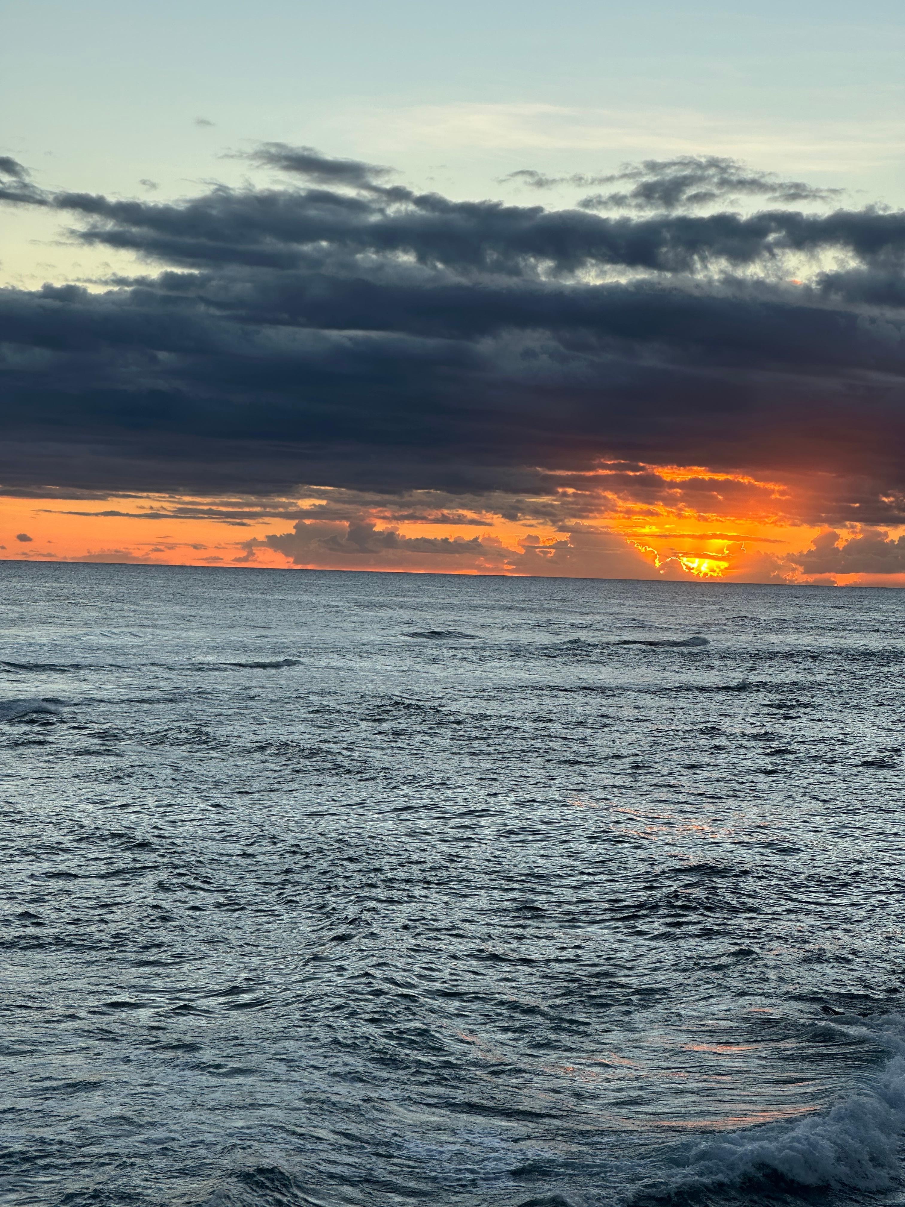 Sunset as seen from our living room!!!