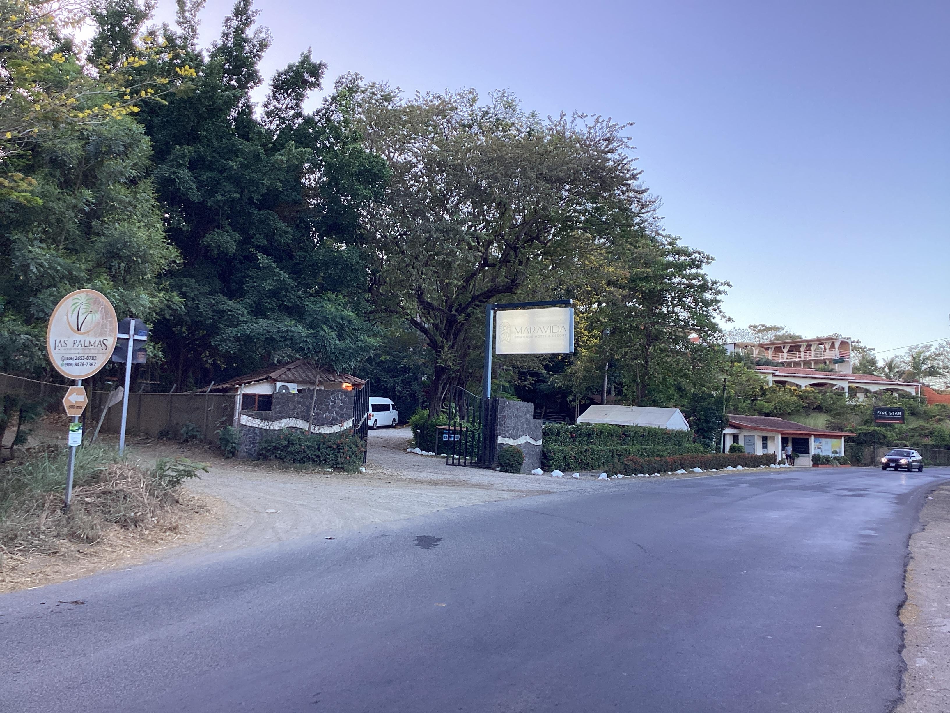 What it looks like from the road