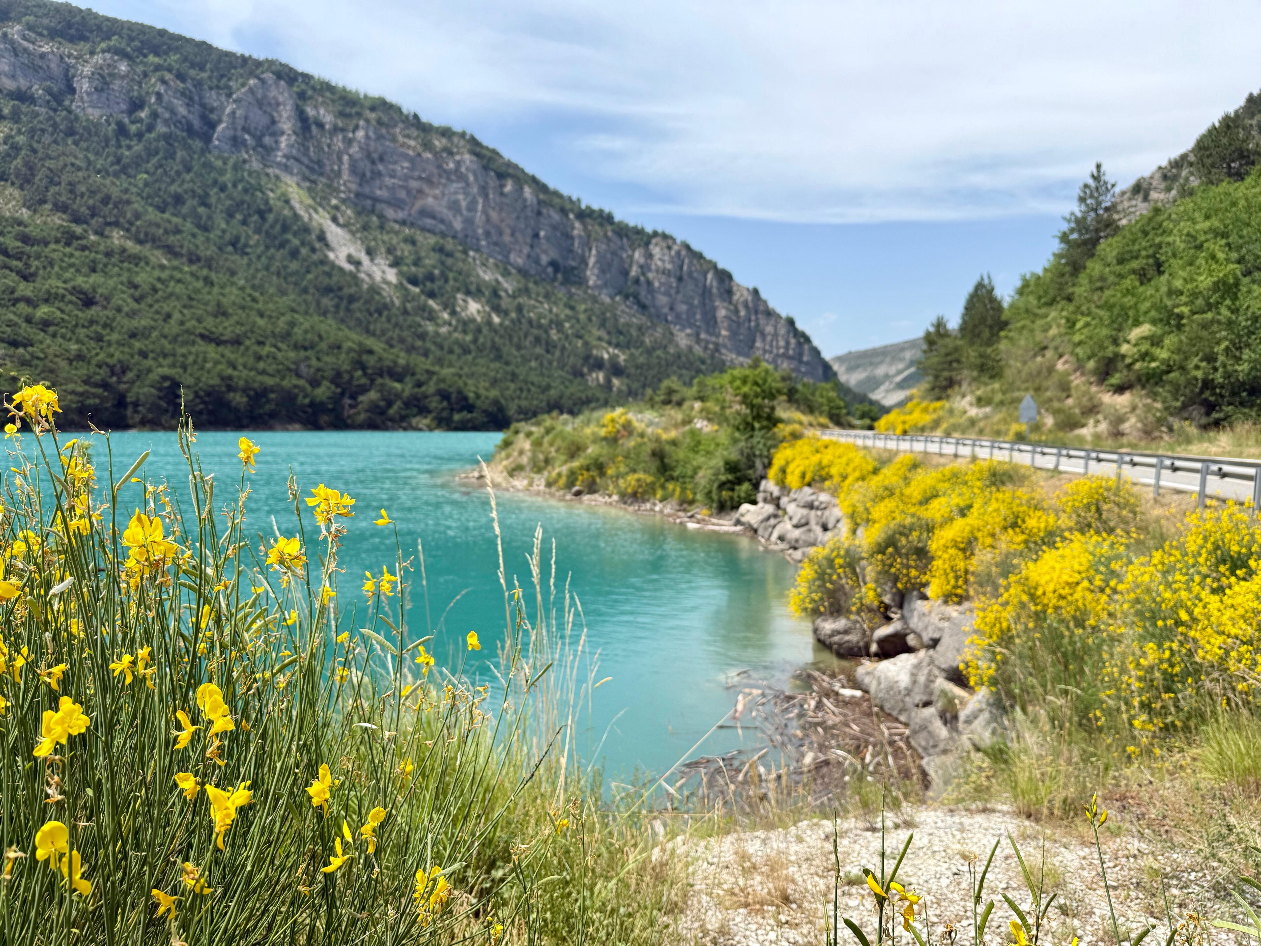 am naheliegenden See