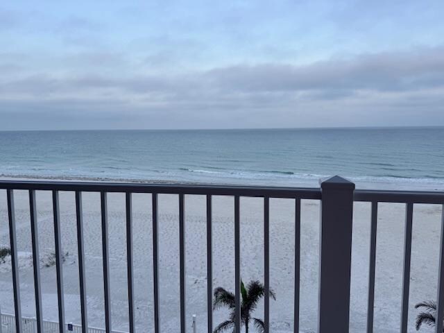Looking out from our balcony